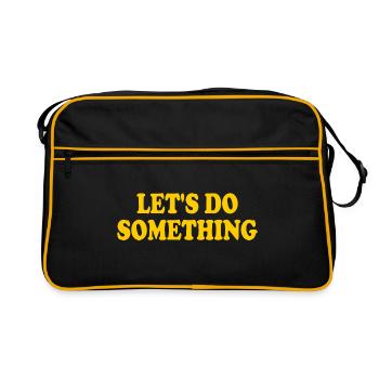 lets do something - Retro Bag - black/gold - Front