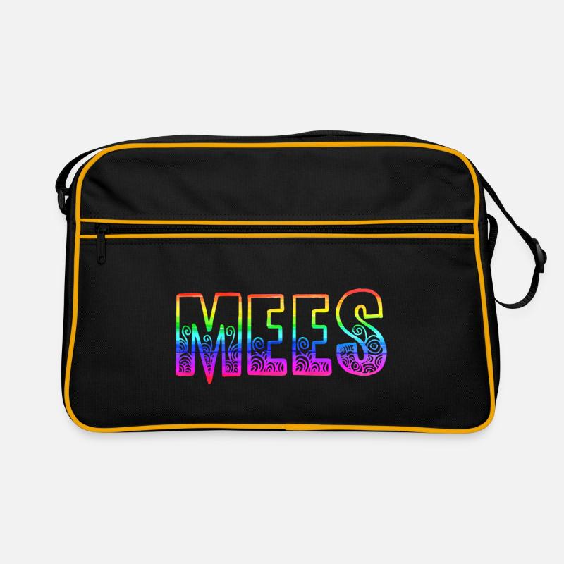 mees rs regenbogen Retro Tasche