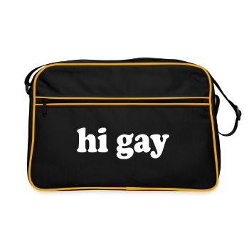 Gay - Retro Bag - black/gold - Front