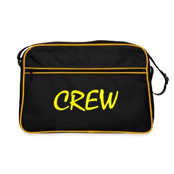 Crew - Retro Bag - black/gold - Front