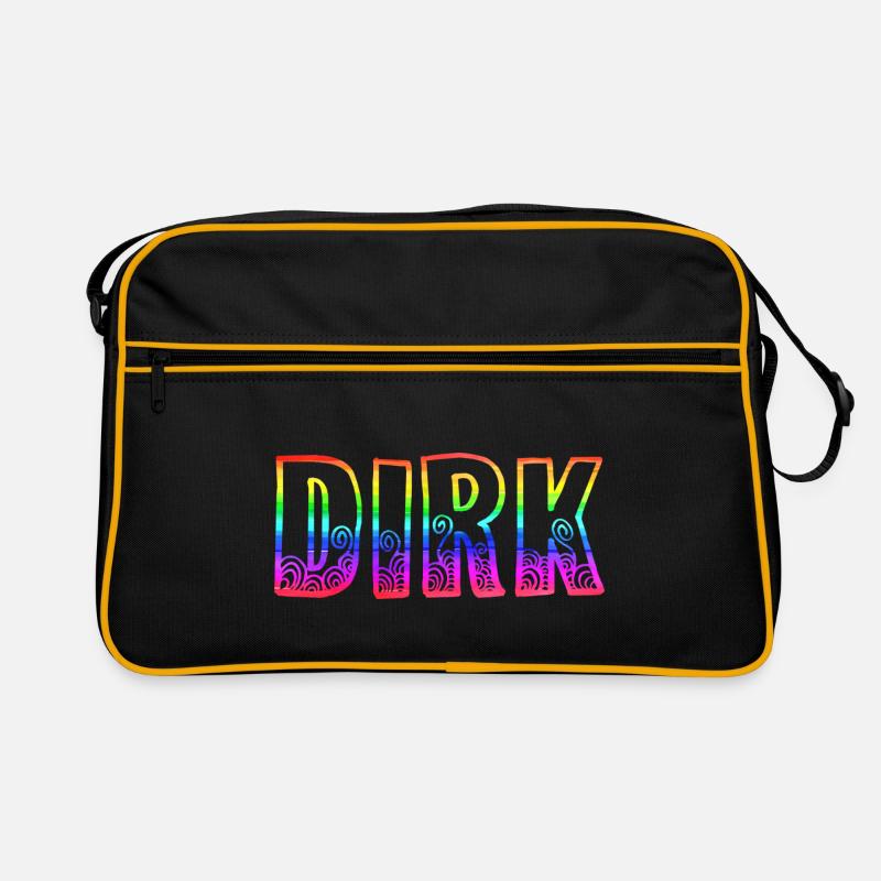 dirk rs regenbogen Retro Tasche