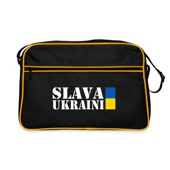 Slava ukraini - Retro Bag - black/gold - Front