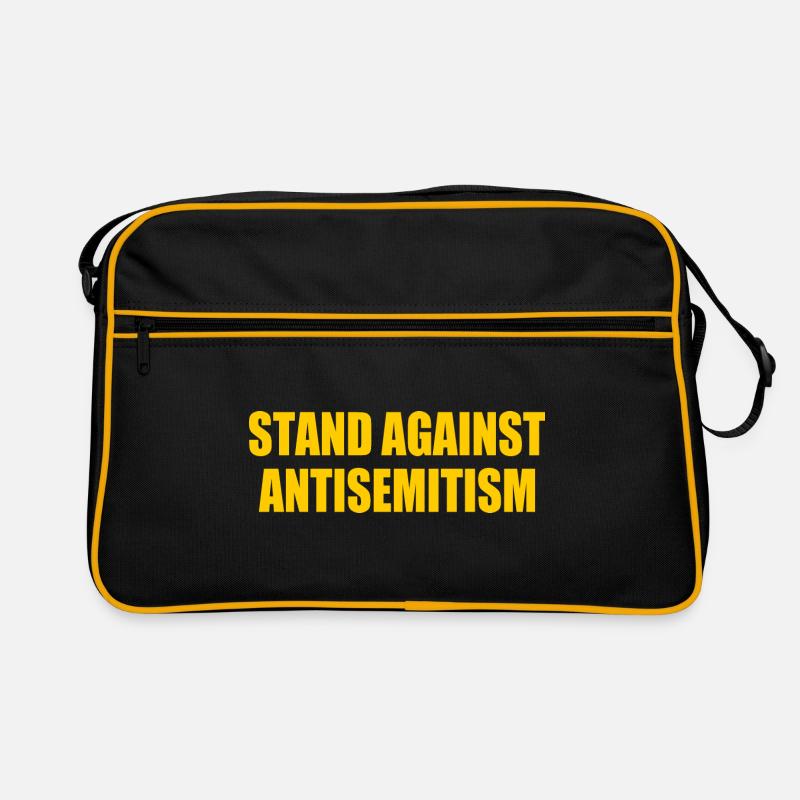 stand against antisemitism Retro Tasche