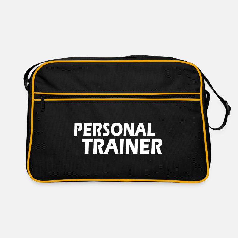 Personal trainer - Retro Tasche - Schwarz/Gold