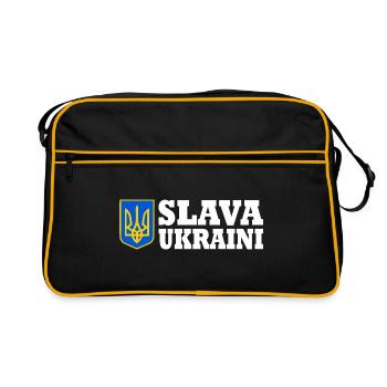 Slava ukraini - Sac Retro - noir/or - Devant