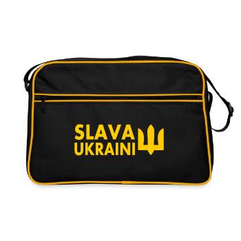 Slava ukraini - Sac Retro - noir/or - Devant