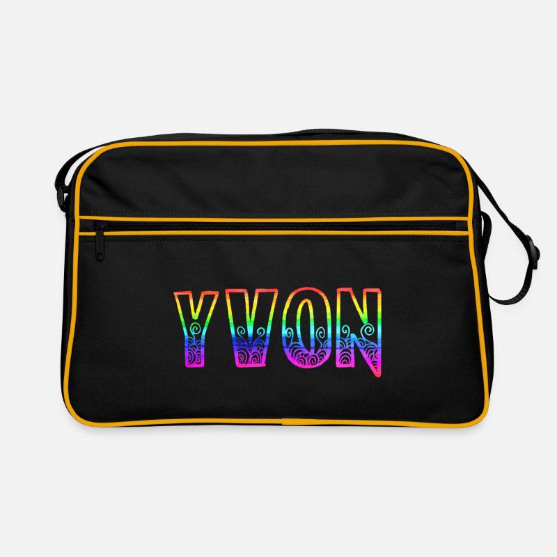 yvon rs regenbogen Retro Tasche