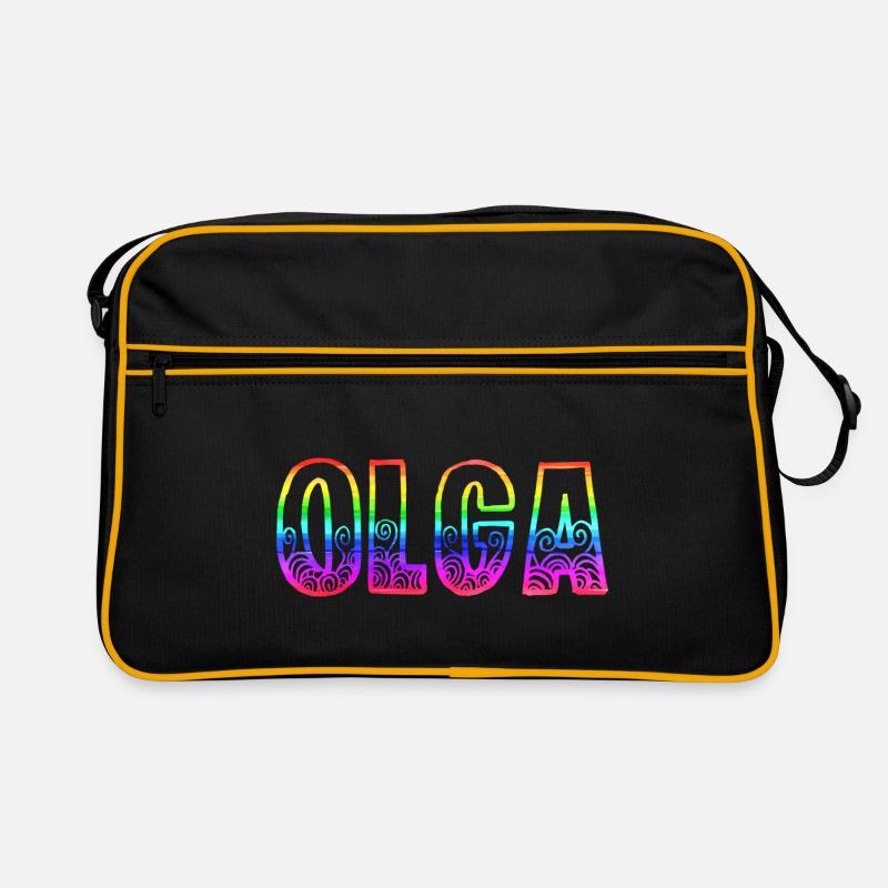 olga rs regenbogen Retro Tasche