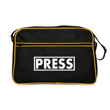 Press - Retro Bag - black/gold - Front