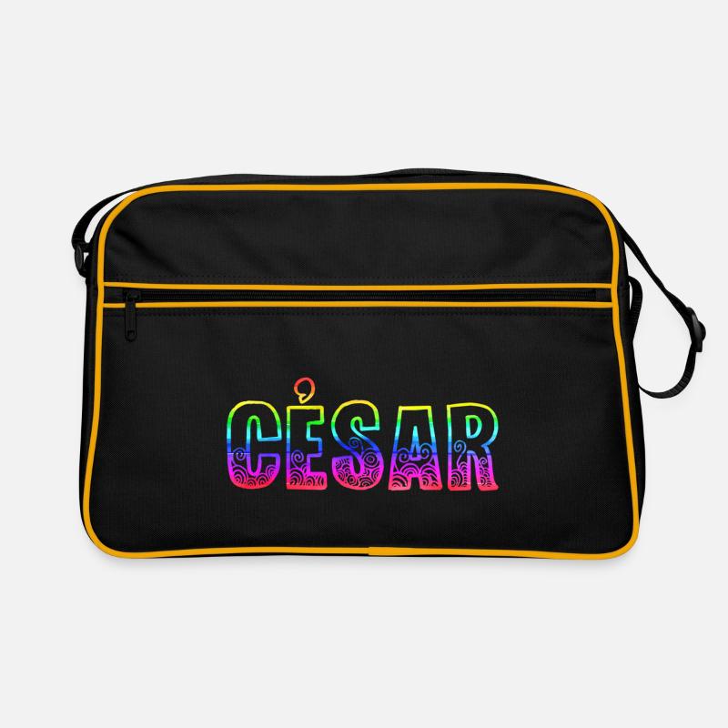 césar rs regenbogen Retro Tasche