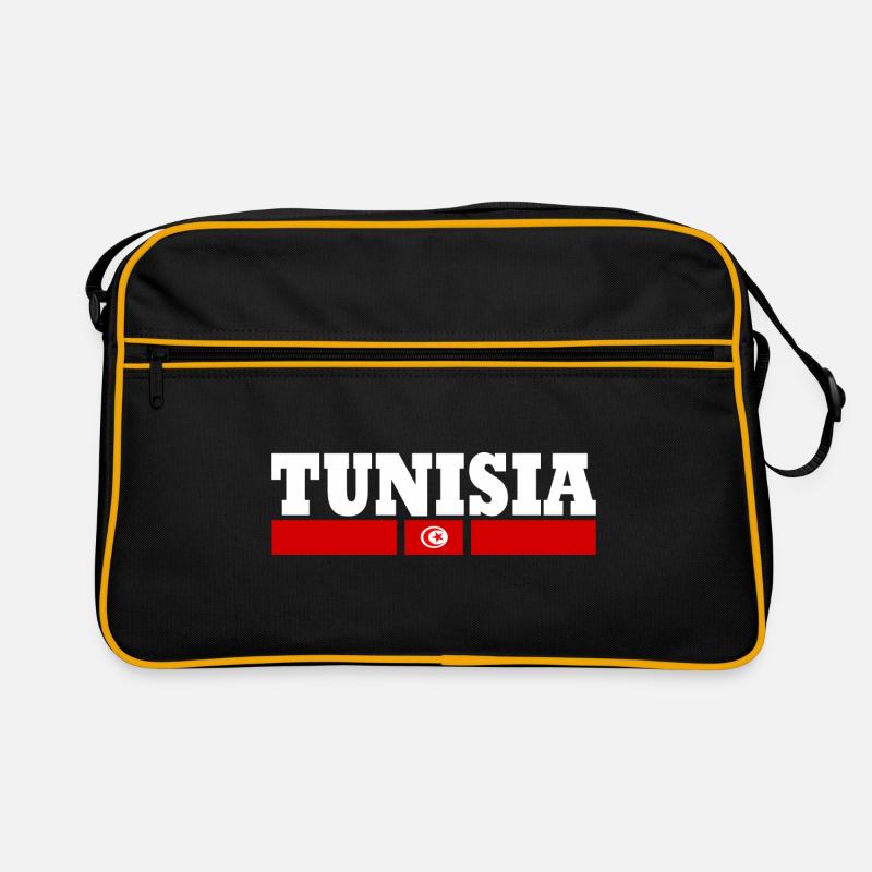 Drapeau design tunisien cool by Milaino Sac Retro