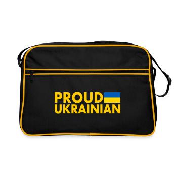 Proud ukrainian - Sac Retro - noir/or - Devant