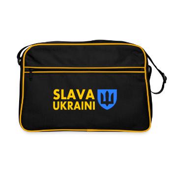 Slava ukraini - Sac Retro - noir/or - Devant