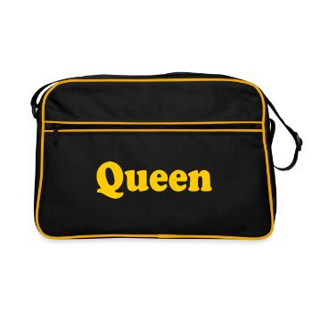 QUEEN - Sac Retro - noir/or - Devant
