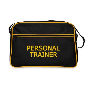 Personal trainer - Sac Retro - noir/or - Devant