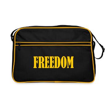 liberté - Sac Retro - noir/or - Devant