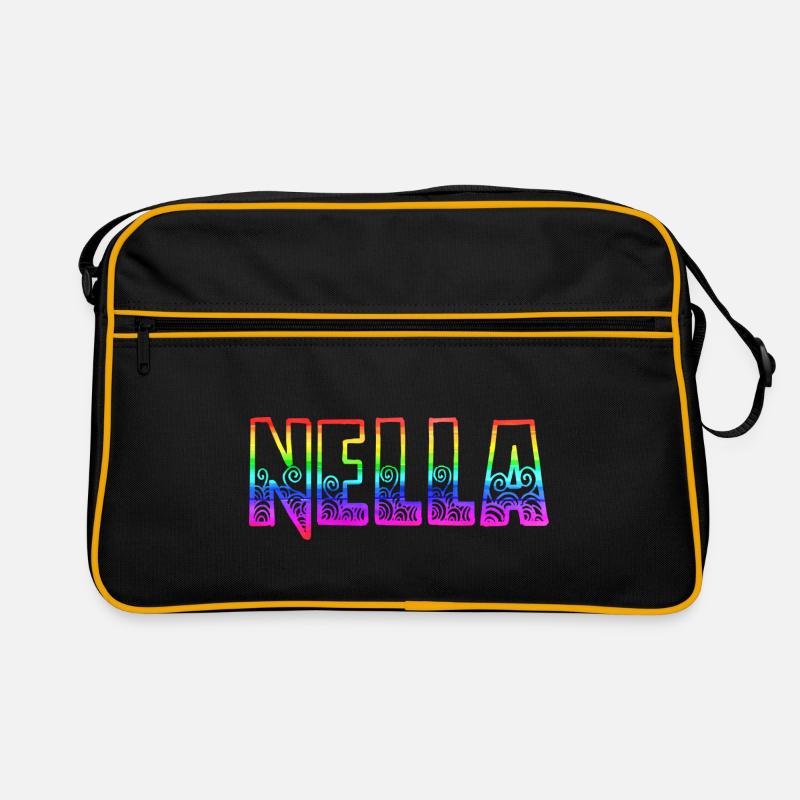 nella rs regenbogen Retro Tasche