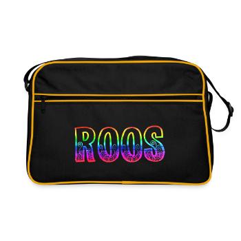 roos rs arc-en-ciel - Sac Retro - noir/or - Devant
