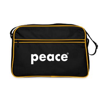 Peace - Retro Bag - black/gold - Front