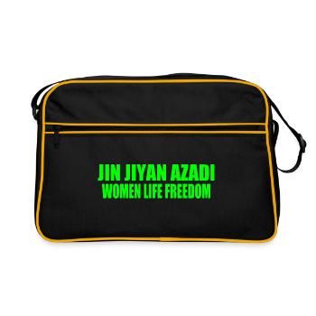 jin jiyan azadi women life freedom - Sac Retro - noir/or - Devant