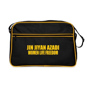jin jiyan azadi women life freedom - Sac Retro - noir/or - Devant