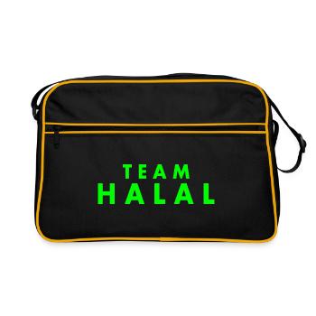 Team halal - Sac Retro - noir/or - Devant