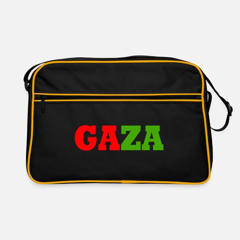 Gaza - Retro Tasche - Schwarz/Gold