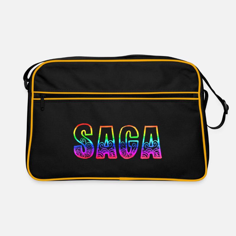 saga rs regenbogen Retro Tasche