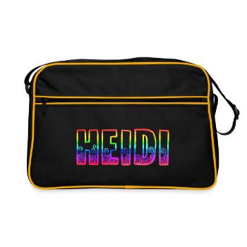 heidi rs arc-en-ciel - Sac Retro - noir/or - Devant
