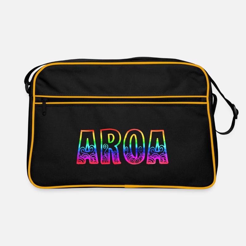 aroa rs regenbogen Retro Tasche