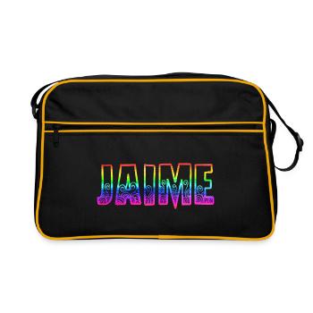 Jaime RS Arc-en-ciel - Sac Retro - noir/or - Devant