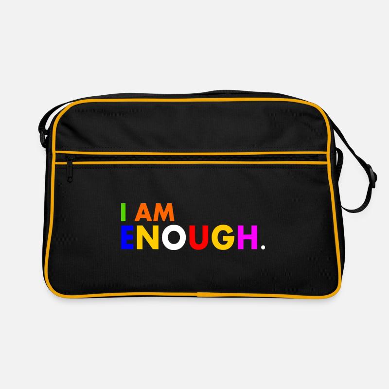 I am enough Retro Tasche