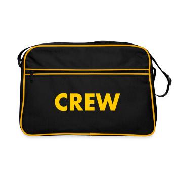 Crew - Retro Bag - black/gold - Front