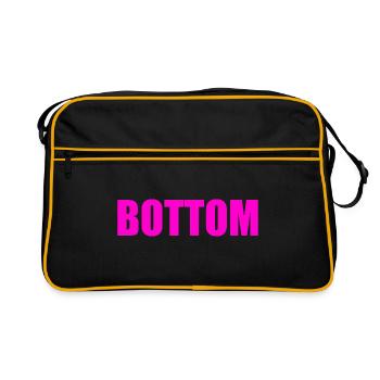 Bottom - Retro Bag - black/gold - Front