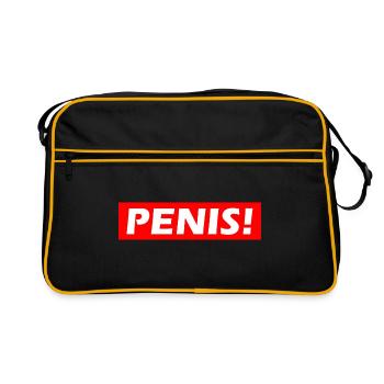 Penis - Retro Bag - black/gold - Front