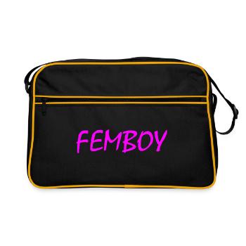 Femboy - Sac Retro - noir/or - Devant