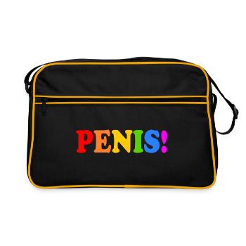 Penis - Retro Bag - black/gold - Front