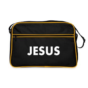 Jesus - Sac Retro - noir/or - Devant