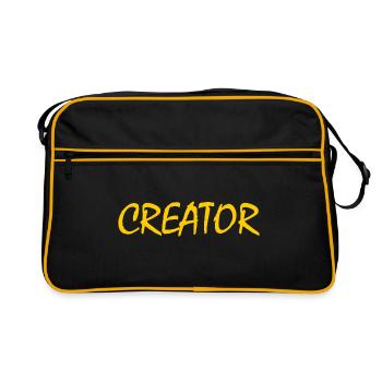 Creator - Sac Retro - noir/or - Devant