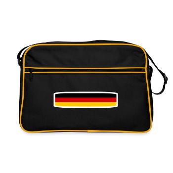 ALLEMAGNE - Sac Retro - noir/or - Devant