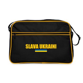 Slava ukraini - Sac Retro - noir/or - Devant