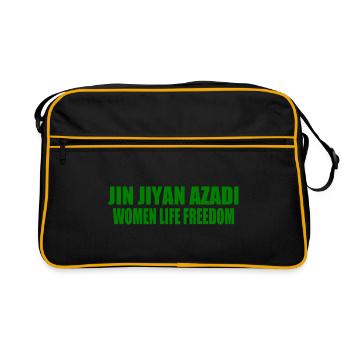 jin jiyan azadi women life freedom - Sac Retro - noir/or - Devant