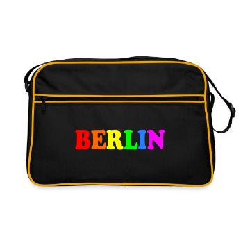 Berlin - Retro Bag - black/gold - Front