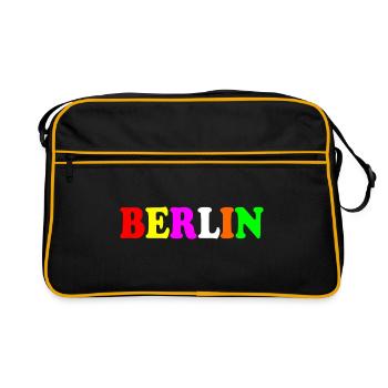 Berlin - Retro Bag - black/gold - Front