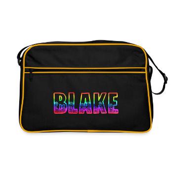 blake rs arc-en-ciel - Sac Retro - noir/or - Devant