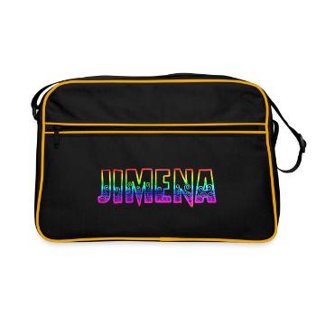 jimena rs arc-en-ciel - Sac Retro - noir/or - Devant