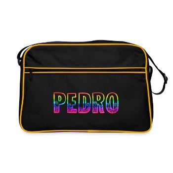 Pedro R's Rainbow - Retro Bag - black/gold - Front