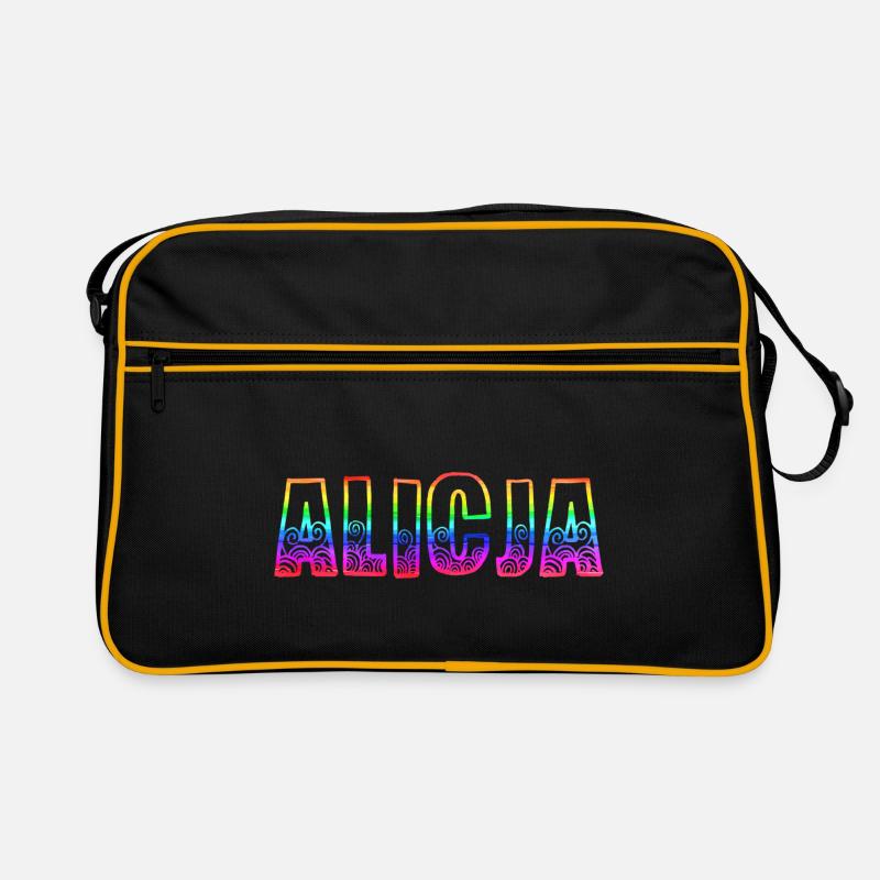 alicja rs regenbogen Retro Tasche