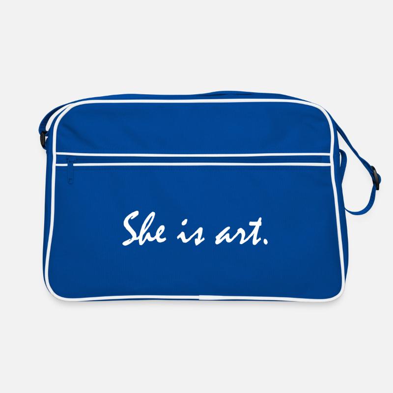 She is art Retro Tasche