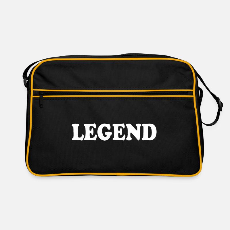 Legend - Retro Bag - black/gold